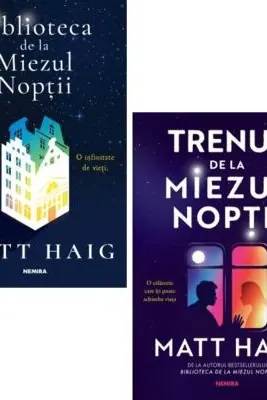 Pachet Special Matt Haig: Biblioteca de la Miezul Noptii si Trenul de la Miezul Noptii