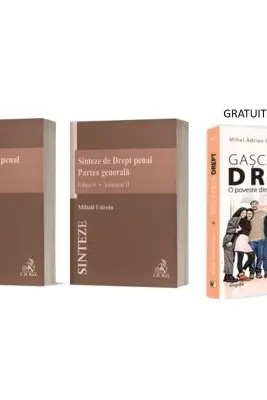 Pachet Sinteze de Drept penal. Partea generala 2 volume Editia 6 - Mihail Udroiu + GRATUIT Gasca de la Drept - Mihai Adrian Hotca