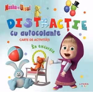 Distractie cu autocolante - In excursie. Carte de activitati