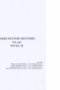 Alfi ne invata. Indrumator metodic, grupa mare