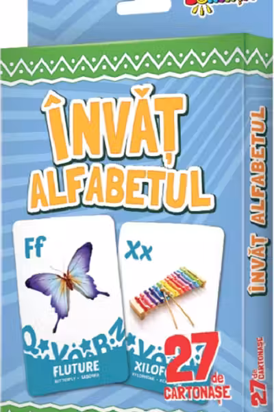 27 de cartonase. Invat alfabetul