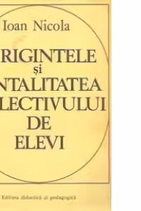 Dirigintele si sintalitatea colectivului de elevi (din clasele gimanziale)