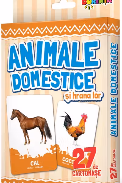 27 de cartonase. Animale domestice si hrana lor
