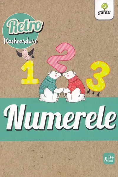 Numerele. Retro flashcarduri