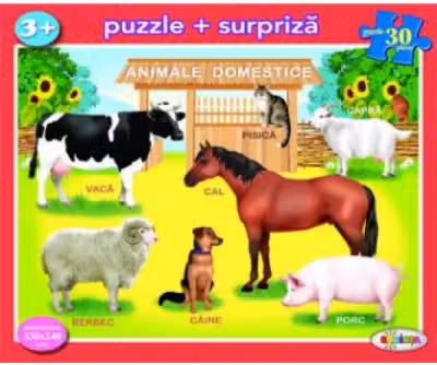 Puzzle. Animale domestice 30