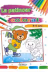 La patinoar de colorat