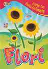 Carte cu autocolante. Flori