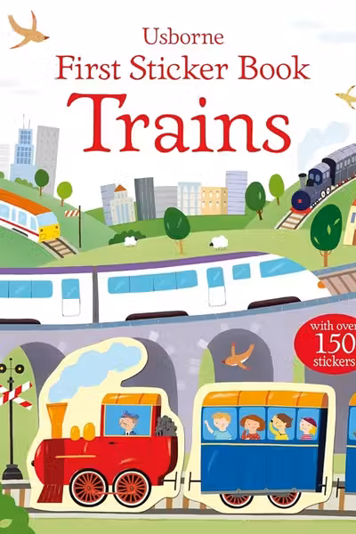 First Sticker Book: Trains