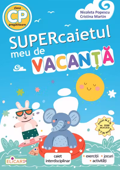 Supercaietul meu de vacanță. Clasa pregătitoare