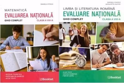 Pachet Limba romana si Matematica Evaluarea Nationala 2026. Ghid complet pentru clasa 8 - Marinela Pantazi, Daniela Stoica