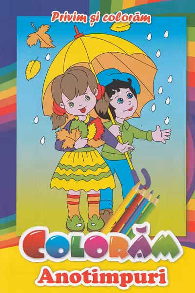 Colorăm anotimpuri. Privim și colorăm