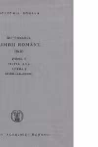 Dictionarul limbii romane. Tomul X (partea a V-a), litera S