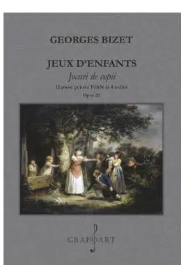 Jeux d'enfants. 12 piese pentru pian la 4 maini
