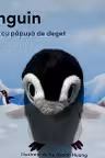 Carte cu papusa de deget. Pinguin