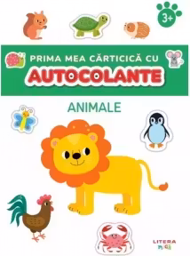 PRIMA MEA CARTICICA CU AUTOCOLANTE. ANIMALE