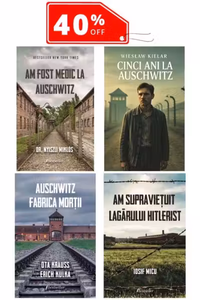 Setul Top 4 cărți Auschwitz