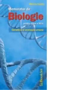 Memorator de biologie pentru clasa a XII-a