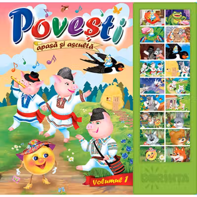 Carte cu sunete. Povesti Vol.1