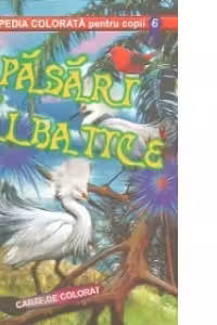 Pasari salbatice - Carte de colorat