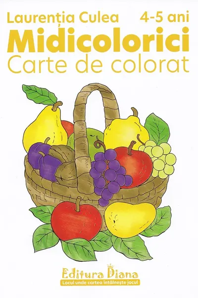 Midicolorici. Carte de colorat 4-5 ani