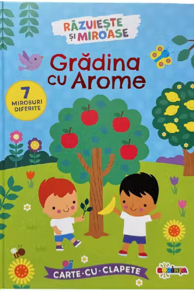Carte cu clapete. Gradina cu arome 7 mirosuri diferite