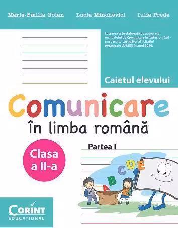Caietul elevului clasa a 2-a. Comunicare in limba romana partea 1