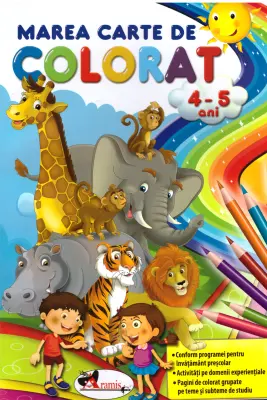 Marea carte de colorat 4-5 ani