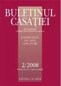 Buletinul Casatiei, Nr. 2/2008