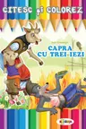 Citesc si colorez. Capra cu trei iezi.