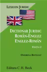 Dicționar Juridic Român-Englez, Englez-Român ed.2