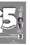 Curs limba engleza Incredible 5 3 Material aditional pentru profesor cu Teste - Jenny Dooley, Virginia Evans