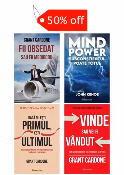 Setul Top 4 Cărți de Business și Dezvoltare Personală (Ofertă Limitată)
