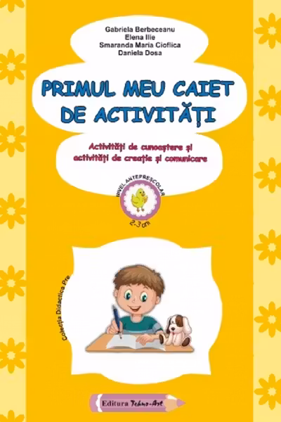 Primul meu caiet de activități 2-3 ani