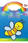 Cuvinte 2. Lipeste, coloreaza si invata