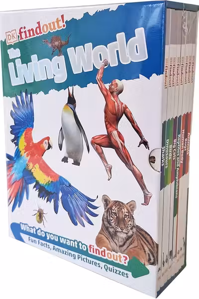 DK Findout!: The Living World Collection 10 Books Box Set
