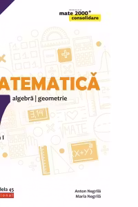 Matematica. Algebra, geometrie. Clasa a VII-a. Consolidare. Partea I (anul scolar 2019-2020)