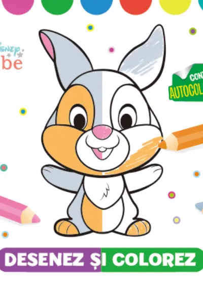 DISNEY BEBE. Desenez si colorez