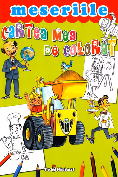 Cartea mea de colorat. Meseriile