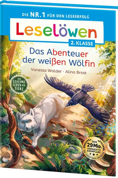 Leselowen 2. Klasse: Das Abenteuer der weissen Wolfin