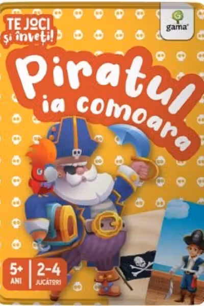 Piratul ia comoara. Te joci si inveti!