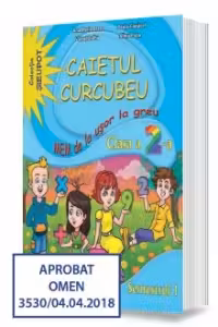Caietul Curcubeu. MEM de la usor la greu. Clasa a 2-a, semestrul 1