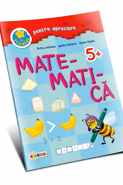 Matematica 5+ cu stickere pentru apreciere