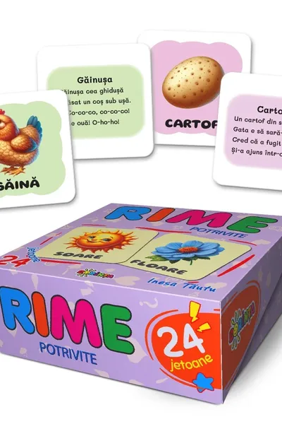 24 jetoane. Rime potrivite