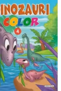 Dinozauri Color 4 (carte de colorat)