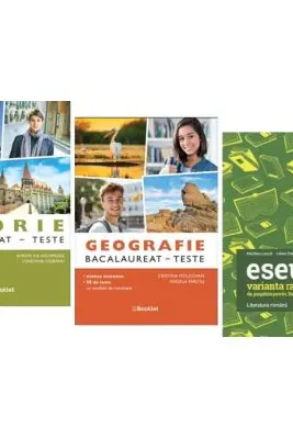Pachet Bacalaureat Limba si literatura romana Eseul, Geografie si Istorie - Liliana Paicu, Adrian Ilie Aichimoaie, Cristina Moldovan