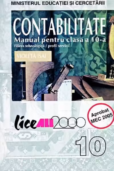 Contabilitate - Clasa a 10-a - Manual