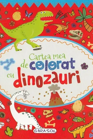 Cartea mea de colorat cu dinozauri