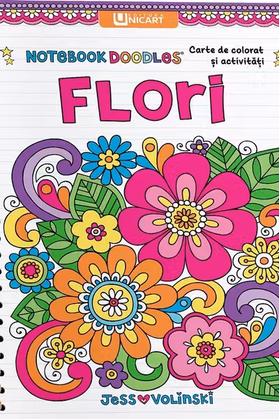 Flori. Carte de colorat si activitati