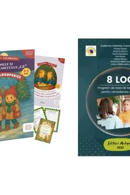 Pachet Gemenele si exersarea sunetului Ge si 8 LOG - Florentina Galbinasu, Ecaterina Vrasmas