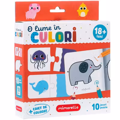 Joc educativ - Puzzle Mimorello - O lume in culori